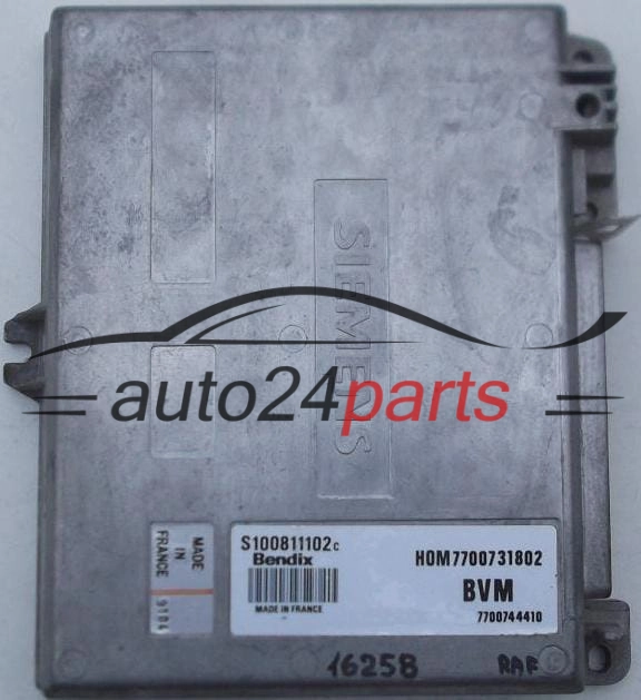 KOMPUTER STEROWNIK SILNIKA RENAULT 19 1.7 S100811102F