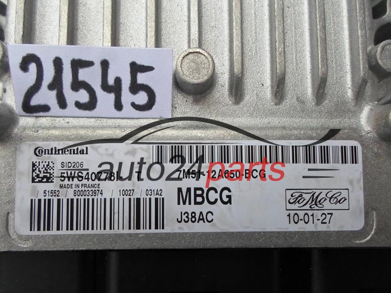 FORD 1.8 TDCI SIEMENS 5WS40778I-T, 5WS40778IT, FoMoCo 7M51-12A650-BCG, 7M5112A650BCG, MBCG, SID206