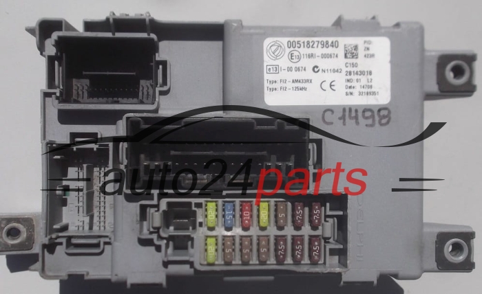 CAJA ELECTRICA DE FUSIBLES MODUL FIAT LANCIA Delphi 28143018, 00518279840