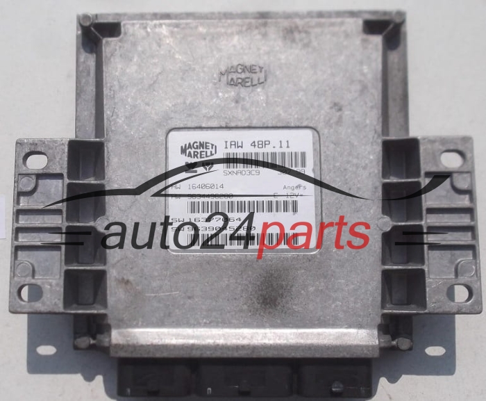 CALCULATEUR MOTEUR PEUGEOT 406 2.0 MAGNETI MARELLI IAW 48P.11, IAW48P11, HW 16406014 9634496280, SW 16377064 9639045280