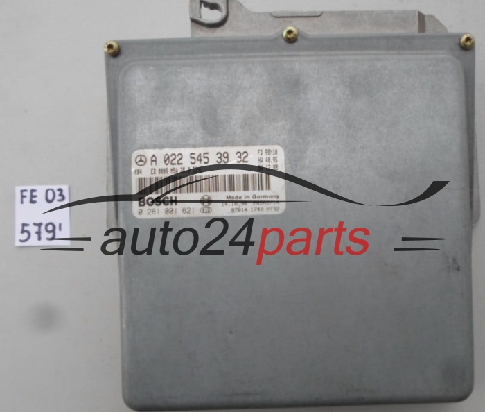 KOMPUTER STEROWNIK SILNIKA MERCEDES W210 2.9 TD, BOSCH 0 281 001 621, 0281001621, A 022 545 39 32, A0225453932