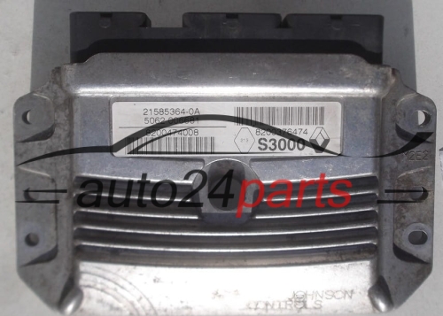 CALCULATEUR MOTEUR RENAULT MODUS 1.6 JOHNSON CONTROLS 21585364-0A, 215853640A, 8200474008, 8200376474 