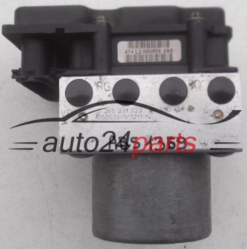 BOMBA HIDRAULICA Y CENTRALITA ABS CITROEN BERLINGO XSARA PICASSO PEUGEOT PARTNER BOSCH 0 265 231 522, 0265231522, 96 550 457 80, 9655045780, 0 265 800 415, 0265800415