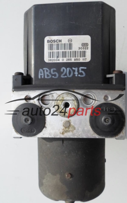 POMPE HYDRAULIQUE ET CALCULATEUR d'ABS RENAULT BOSCH  0 265 950 117
