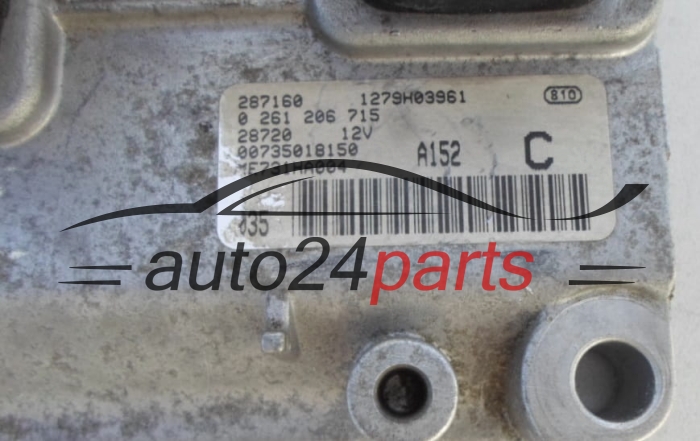 Calculateur Moteur ALFA ROMEO 147 1.6 BOSCH 0261206715 00735018150 A152 C
