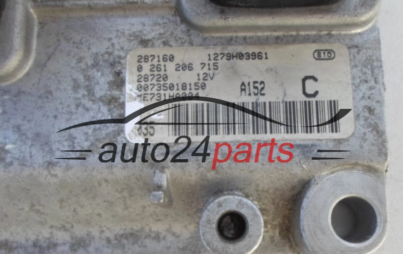 KOMPUTER STEROWNIK SILNIKA ALFA ROMEO 147 1.6 BOSCH 0261206715 00735018150 A152 C