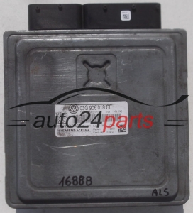 MOTORSTEUERGERÄT ECU STEUERGERÄT VW VOLKSWAGEN PASSAT 2.0 TDI SIEMENS VDO 5WP45610 AE, 5WP45610AE, 03G 906 018 CE, 03G906018CE