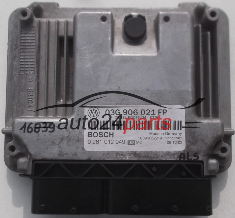 KOMPUTER STEROWNIK SILNIKA VW VOLKSWAGEN GOLF 2.0 TDI 