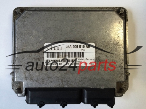 MOTORSTEUERGERÄT ECU STEUERGERÄT AUDI A3 1.6 AGN 06A 906 019 AH, 06A906019AH, SIEMENS 5WP4432 