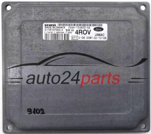 MOTORSTEUERGERÄT ECU STEUERGERÄT  FORD FIESTA 1.4 SIEMENS S118107002 K, S118107002K, 2S6A-12A650-SG, 2S6A12A650SG, 4ROV, SIM22 