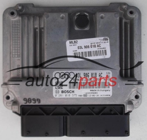 KOMPUTER STEROWNIK SILNIKA AUDI A4 2.0 TDI BOSCH 0 281 018 375, 0281018375, 03L 906 018 AC, 03L906018AC - 