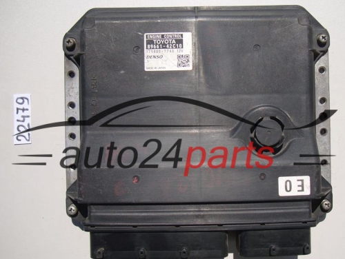 CALCULATEUR MOTEUR TOYOTA RAF 4 2.2 D4D 89661-42C10, 8966142C10, 175800-7743, 1758007743