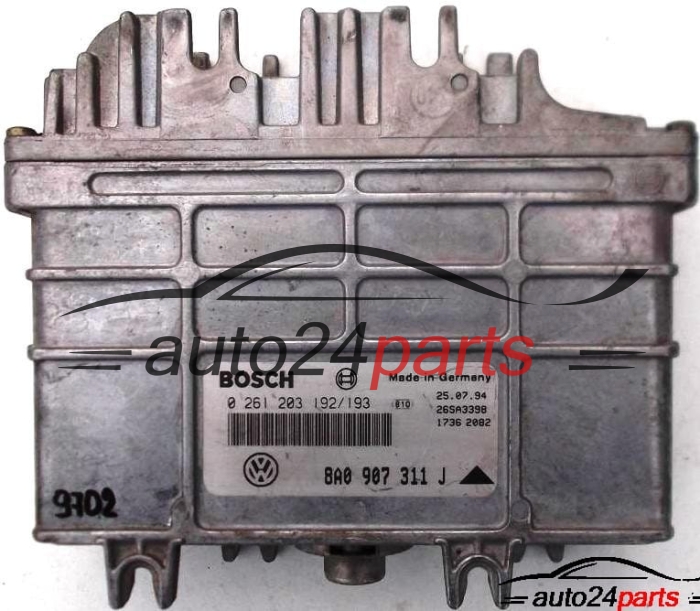ECU CENTRALITA DE MOTOR SEAT TOLEDO CORDOBA, 1.6, BOSCH 0261203192/193, 8A0907311J