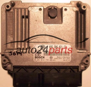 ECU CENTRALITA DE MOTOR VW VOLKSWAGEN CADDY 1.9 TDI BOSCH 0281012746, 0 281 012 746, 03G906021CG, 03G 906 021 CG 