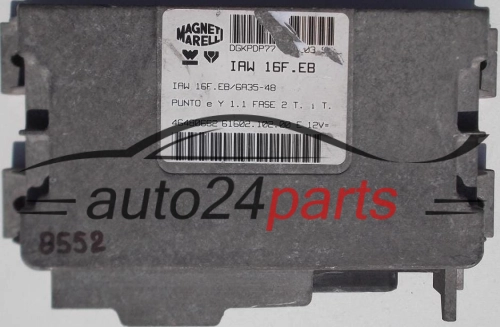 KOMPUTER STEROWNIK SILNIKA FIAT PUNTO 1.1 MAGNETI MARELLI IAW 16F. EB, IAW16FEB, 46480662, 61602.102.00, 6160210200