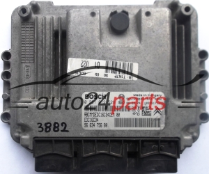 MOTORSTEUERGERÄT ECU STEUERGERAT PEUGEOT 206 1.4 HDI BOSCH 0 281 012 528, 0281012528, 96 634 756 80, 9663475680, 9657699480 EDC16C34