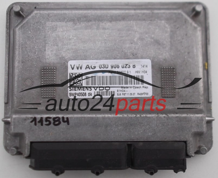 03D906023B, 03D 906 023 B, SIEMENS VDO 5WP40508 04, 5WP4050804
