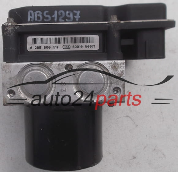 ABS HYDRAULIK-AGGREGAT MIT STEUERGERAET VOLKSWAGEN SEAT SKODA BOSCH 0 265 231 712, 0265231712, 6Q0 614 117 S, 6Q0614117S, 0 265 800 511, 0265800511, 6Q0 907 379 AF