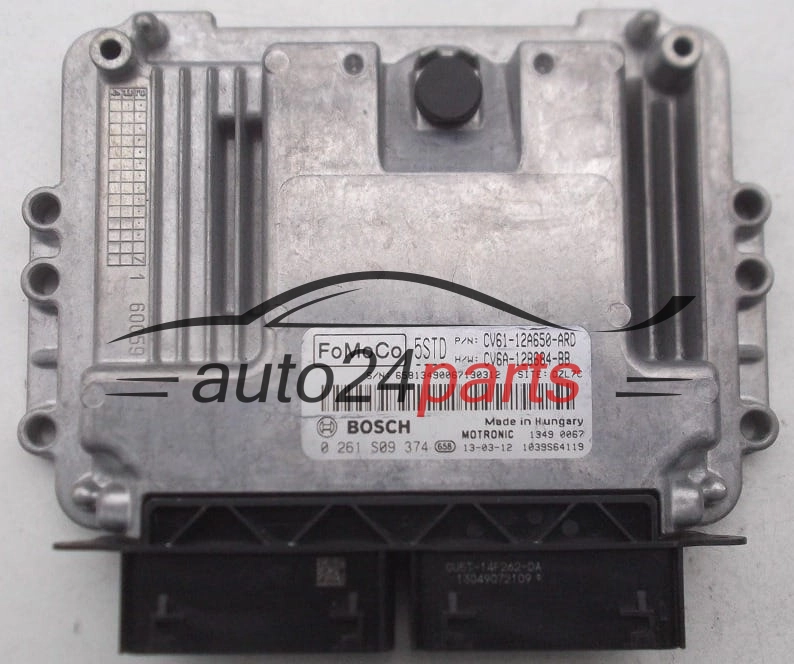 CALCULATEUR MOTEUR FORD FOCUS C MAX BOSCH 0 261 S09 374, FoMoCo CV61-12A650-ARD