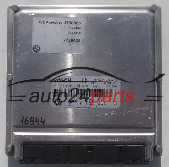 MOTORSTEUERGERÄT ECU STEUERGERÄT  BMW BOSCH 0 281 010 314,  7 788 310