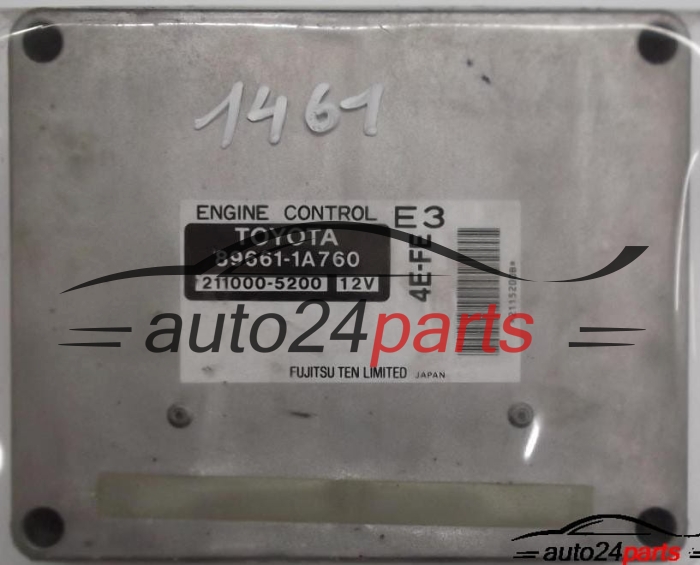 ECU CENTRALITA DE MOTOR TOYOTA COROLLA 1.3 16V  896611A760, 2110005200,