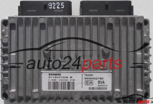 BOITE DE VITESSES AUTOMATIQUE CITROEN C5 2.0, SIEMENS S118047508 B, S118047508B, 9639452780 BVA, TA2000 