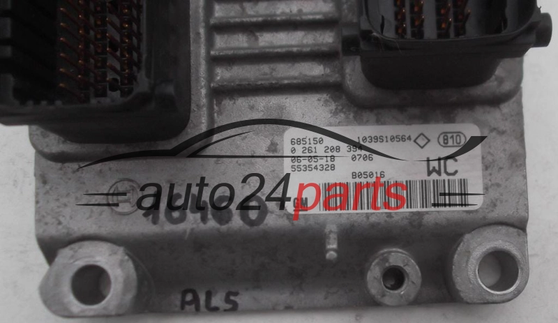 CALCULATEUR MOTEUR OPEL CORSA TIGRA Z14XEP BOSCH 0 261 208 394, 0261208394, 55354328 WC 
