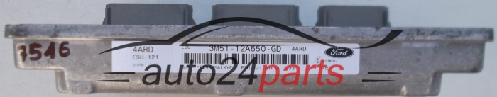 MOTORSTEUERGERÄT ECU STEUERGERAT FORD FOCUS C-MAX VISTEON 3M51-12A650-GD,  4ARD, ESU-121