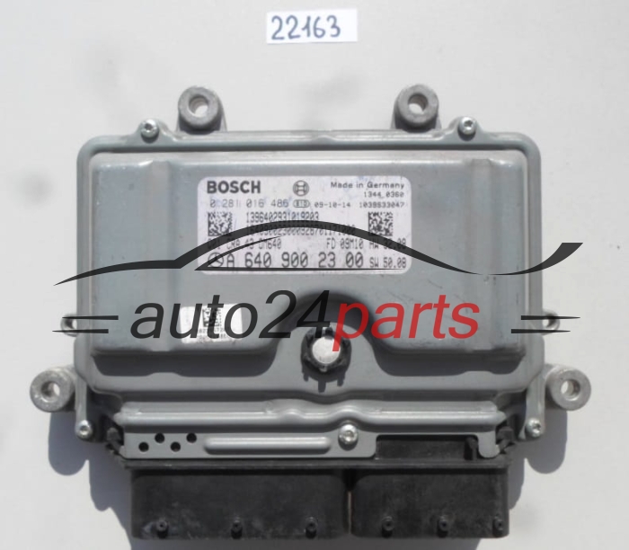 KOMPUTER STEROWNIK SILNIKA MERCEDES W245 BOSCH 0 281 016 486, 0281016486, A 640 900 23 00, A6409002300, CRA.43 