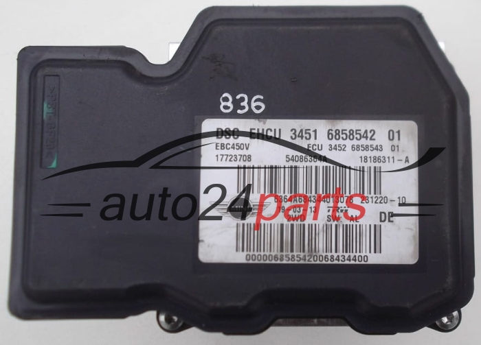 Pompa abs i sterownik MINI COOPER R56 3451 6858542 01 3451685854201 6858543 17723708 54086364A 18186311A