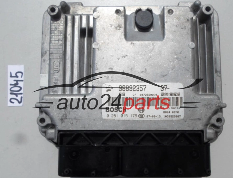 CALCULATEUR MOTEUR OPEL CHEVROLET 2.0 VCDI BOSCH 0 281 015 176, 0281015176, 96892357 