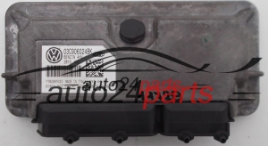 CALCULATEUR MOTEUR VOLKSWAGEN SEAT IBIZA 1.4 MAGNETI MARELLI MY2 4HV.BK, MY24HVBK, 03C 906 024 BK, 03C906024BK, 03C 906 024 BH, 03C906024BH, 61601.502.03, 6160150203 