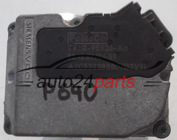 BOITIER DE PAPILLON FORD FIESTA FOCUS SIEMENS VDO A2C53238880 / D3V9L, FoMoCo 7V2Q-9E926-AB, 7V2Q9E926AB