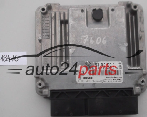 KOMPUTER STEROWNIK SILNIKA VW VOLKSWAGEN PASSAT 2.0 TSI BOSCH 0 261 201 783, 0261201783, 06J 906 026 E, 06J906026E, MED17.5