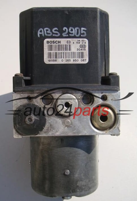 ABS PUMPE BLOCK HYDRAULIKPUMPE STEUERGERÄT BMW X5 BOSCH 0 265 225 146, 0265225146, 3451-6 756 214, 34516756214, 0265950067