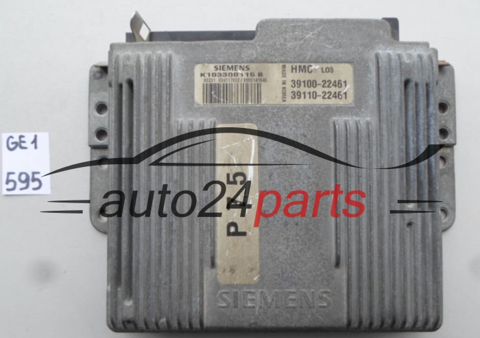 KOMPUTER STEROWNIK SILNIKA HYUNDAI ACCENT 1.5 K103300115 B, 39100-22461, 3910022461, 39110-22461, 3911022461