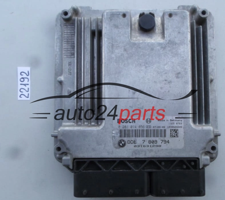 KOMPUTER STEROWNIK SILNIKA MINI COOPER 1.6 D BOSCH 0281014856, 0 281 014 856, BMW 7809794, 031647815