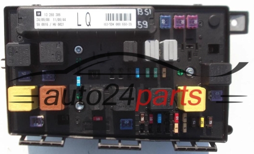 ELEKTRISCHER KASTEN SICHERUNGKASTEN SICHERUNG UND RELAIS STROMKASTEN RELAISKASTEN OPEL ASTRA ZAFIRA 1.9 CDTI 13 268 306 LQ, 13268306, 5DK 008 668-39, 5DK008668-39