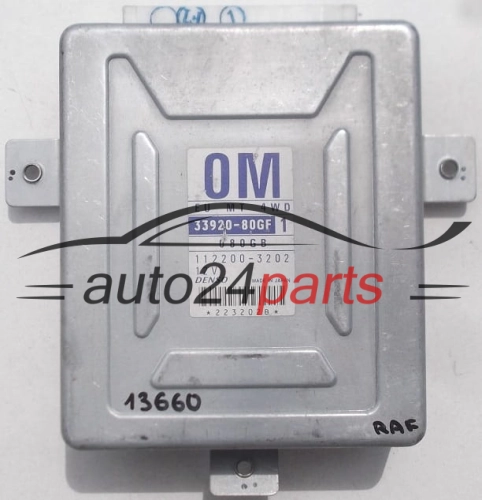 KOMPUTER STEROWNIK SILNIKA SUZUKI IGNIS DENSO 1122003202, 3392080GF