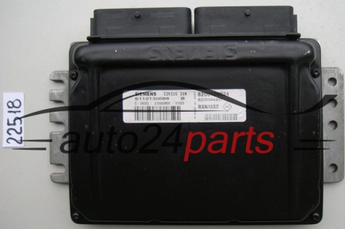 KOMPUTER STEROWNIK SILNIKA RENAULT KANGOO S110130088 B, S110130088B, 8200109024, SIRIUS 32N