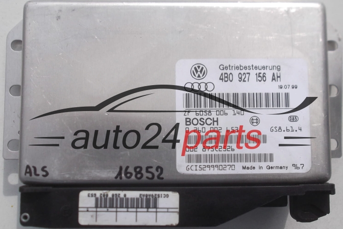 GETRIEBESTEUERGERÄT GETRIBESTEUERUNG AUDI VOLKSWAGEN 2.8 BOSCH 0 260 002 653, 0260002653, 4B0 927 156 AH, 4B0927156AH 