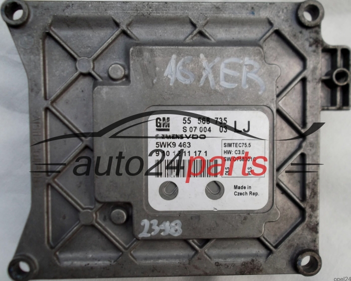 calculateur moteur pour opel chevrolet, holden, vauxhall astra, zafira 1.6 z16xer, 1.8 z18xer
