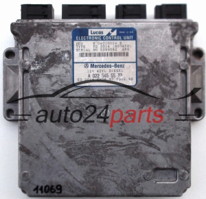  CALCULATEUR MOTEUR MERCEDES W202 2.2 CDI, LUCAS 0099082, R 04010024 B, R04010024B, A 022 545 55 32, A0225455532 