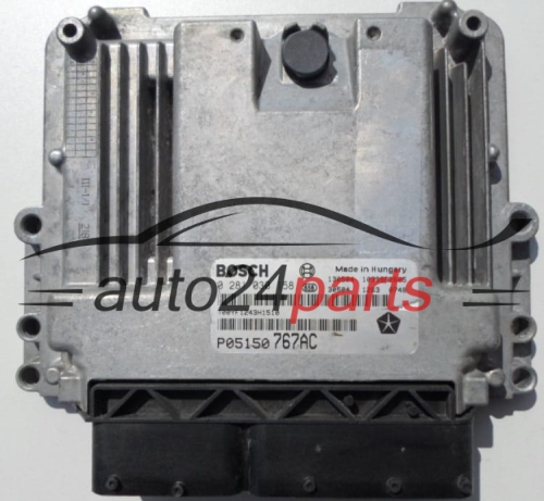 MOTORSTEUERGERÄT ECU STEUERGERÄT  JEEP GRAND CHEROKEE 3.0 CRD BOSCH 0 281 030 158,  P05150767AC