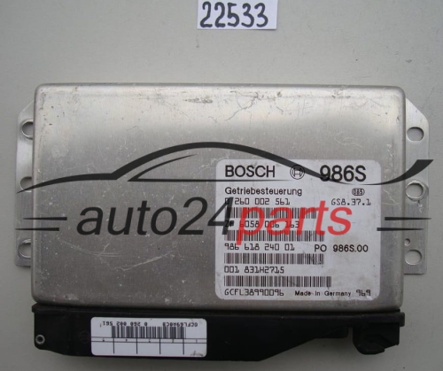 Boîte de vitesses automatique contrôleur PORSCHE BOXSTER BOSCH 0 260 002 561, 0260002561, ZF6058006163, 98661824001