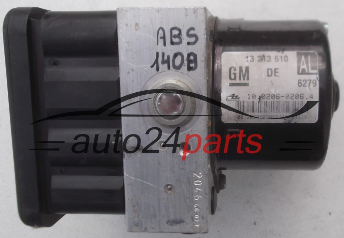 POMPE HYDRAULIQUE ET CALCULATEUR dABS OPEL ASTRA H ZAFIRA B GM 13 213 610 AL, 13213610, ATE 10.0206-0206.4, 10020602064, 10.0960-0548.3, 10096005483