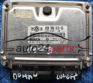 MOTORSTEUERGERÄT ECU STEUERGERÄT VW VOLKSWAGEN PASSAT 1.9 TDI 038906019GS, BOSCH 0 281 010 940, 0281010940, 1039S01469, DIESEL EDC15P+ 1580