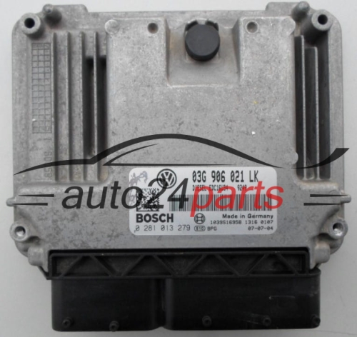 MOTORSTEUERGERÄT ECU STEUERGERAT SEAT LEON 1.9 TDI BOSCH 0 281 013 279