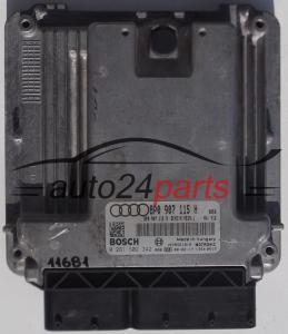 MOTORSTEUERGERÄT ECU STEUERGERAT AUDI S3 2.0 TFSI BOSCH 0 261 S02 342, 0261S02342, 8P0 907 115 H, 8P0907115H, 8P0 907 115 B, 8P0907115B