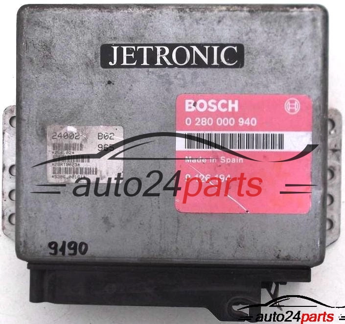 SAAB 9000 2.0 16V TURBO, BOSCH 0 280 000 940, 0280000940, 9 126 194, 9126194